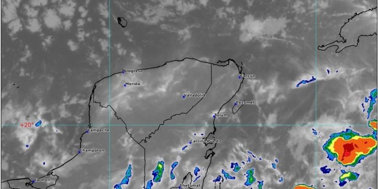 Prevén lluvias dispersas para Quintana Roo