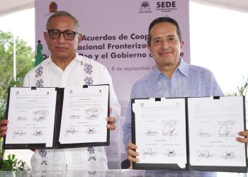 Quintana Roo y Belice firman convenio de cooperación internacional fronterizo