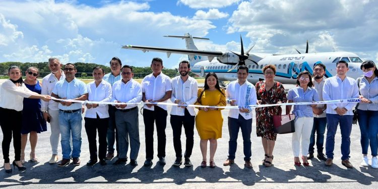 Aeromar inauguró nuevas rutas que conectan a Mérida con Cozumel y Chetumal