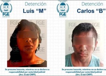 Aseguran a dos personas y varias dosis de droga durante cateo en José María Morelos