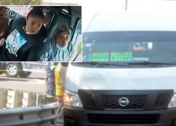 Captan a dos mujeres asaltando una unidad de transporte público en Ecatepec de Morelos