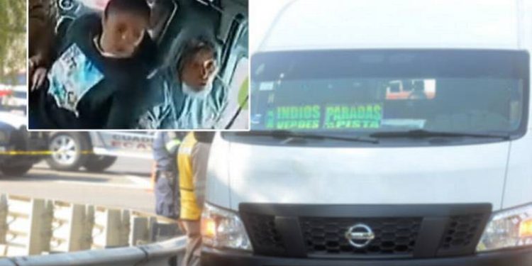 Captan a dos mujeres asaltando una unidad de transporte público en Ecatepec de Morelos