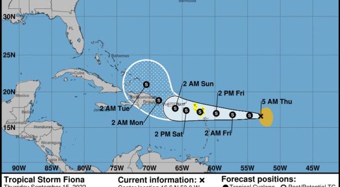 Tormenta tropical “Fiona” no representa ningún riesgo para Quintana Roo
