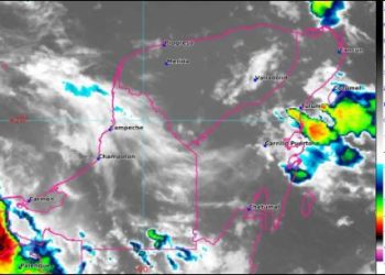 Prevén lluvias dispersas en Quintana Roo