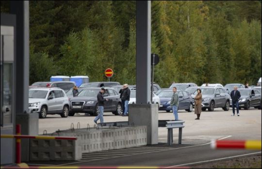 La guardia fronteriza de Finlandia registra colas para acceder al país en algunos pasos fronterizos con Rusia