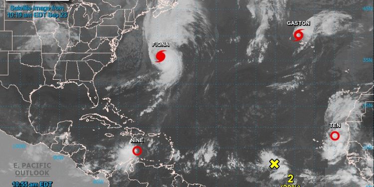 Se forma la depresión tropical número Nueve del Atlántico