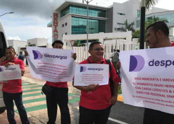 Trabajadores de Best Day protestan por hostigamiento laboral en Cancún