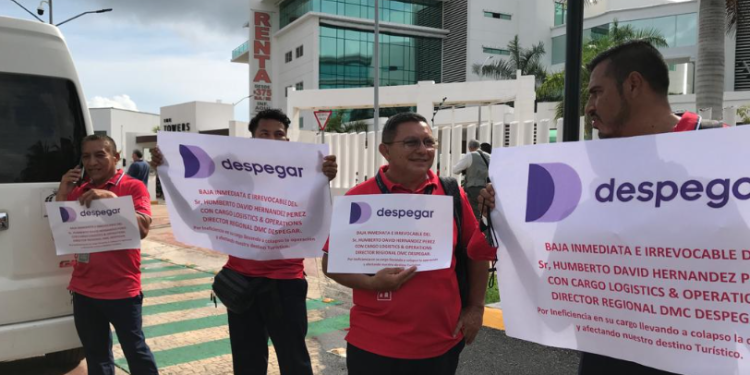 Trabajadores de Best Day protestan por hostigamiento laboral en Cancún