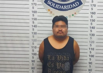 Aseguran a sujeto por portación de narcóticos en la colonia Colosio de Playa del Carmen
