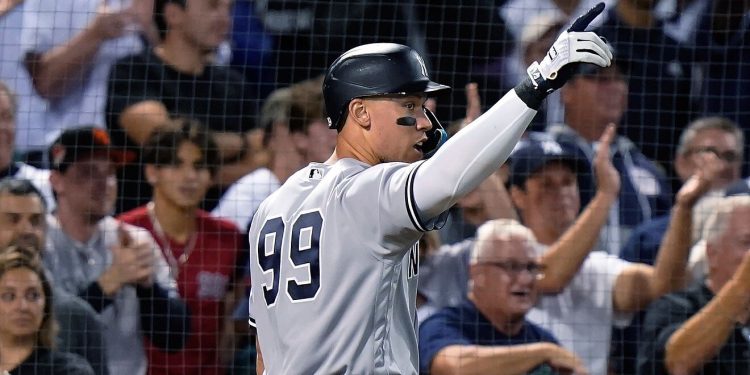 Aaron Judge, jugador de los Yankees suma 59 home runs en esta temporada