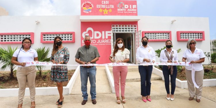 Inaugura DIF Benito Juárez Centro Asistencial de Desarrollo Infantil en Prado Norte