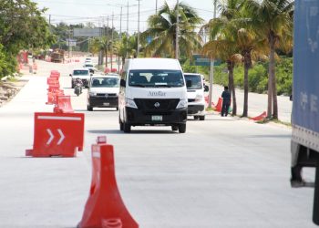 Abren circulación en primer tramo rehabilitado del blvd. Colosio