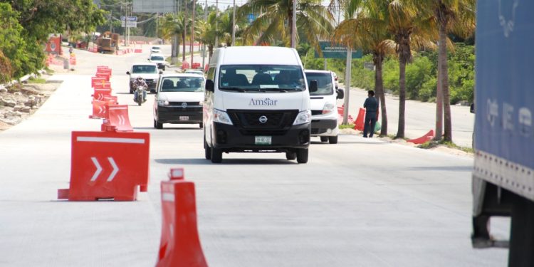 Abren circulación en primer tramo rehabilitado del blvd. Colosio