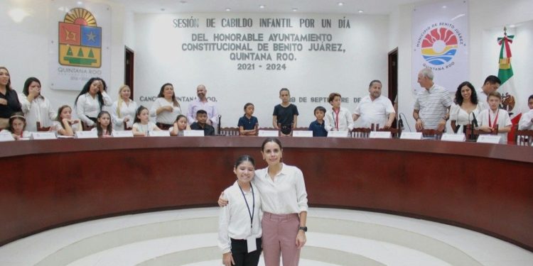 Primer Cabildo Infantil por un día inclusivo en Cancún