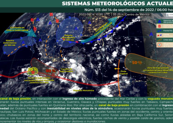 Prevén lluvias puntuales fuertes en regiones de Quintana Roo