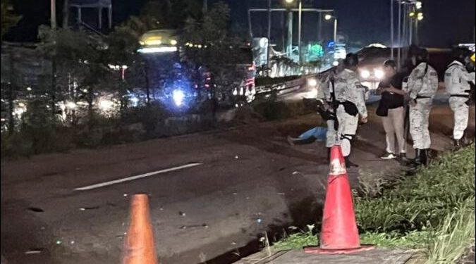 Hombre muere tras ser arrollado en Puerto Morelos