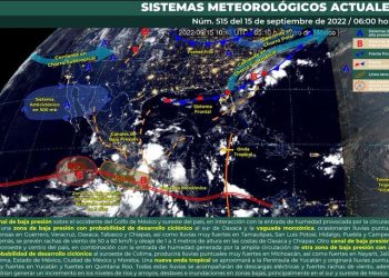 Anticipan lluvias fuertes acompañadas de descargas eléctricas y fuertes rachas de viento en Quintana Roo