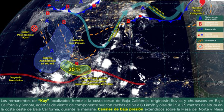 Anuncian lluvias fuertes para Quintana Roo
