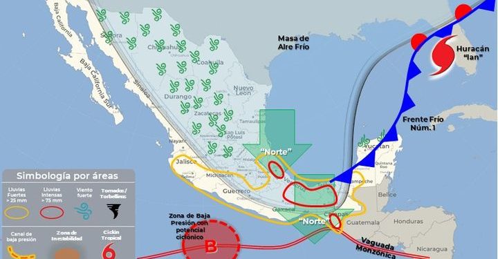 Llega el primer frente frío a Quintana Roo