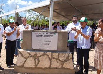 Inicia Carlos Joaquín la construcción de la Universidad Tecnológica de Tulum