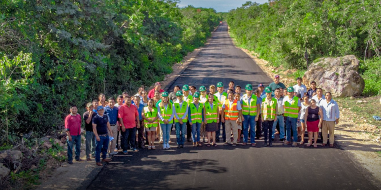 Mejoran los accesos a comunidades mayas en el municipio de Tulum