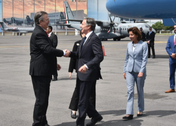 Recibe Marcelo Ebrard al secretario de Estado de E.U Antony Blinken por asuntos en sector estratégico