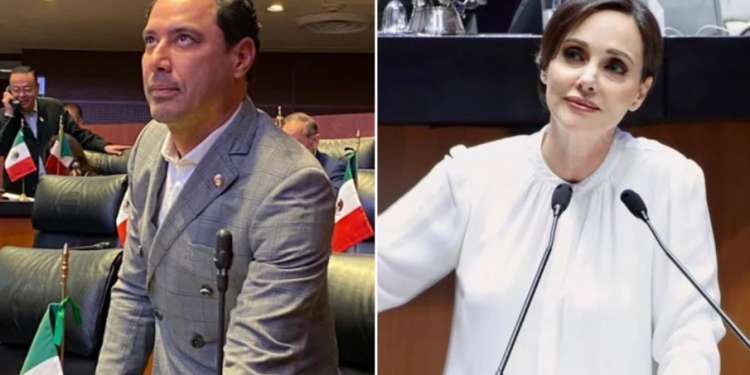 Lilly Téllez recuerda su retiro en Morena, tras dejar la bancada del PAN el senador Raúl Paz