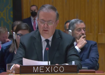 Marcelo Ebrard presenta propuesta de paz ante la ONU del presidente AMLO