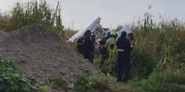 Cae avioneta en Otzolotepec, Edomex, deja saldo de tres muertos