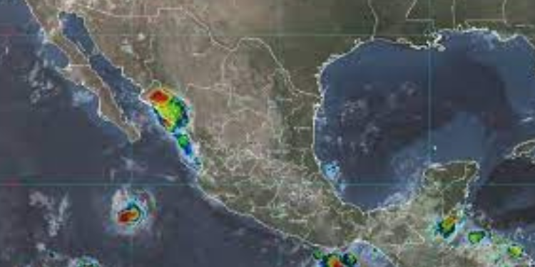 Prevén lluvias puntuales muy fuertes para el Pacífico mexicano