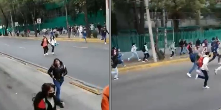 Desalojan Bachilleres en Azcapotzalco ante amenaza de encapuchados