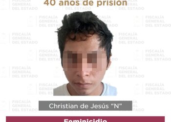 Sentencia condenatoria por feminicidio: dan 40 años de prisión al responsable
