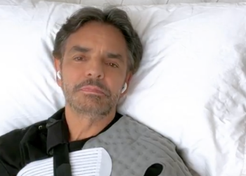 Eugenio Derbez reaparece luego de varios días de reposo tras sufrir aparatoso accidente
