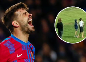  Exhiben la reacción que tuvo Gerard Piqué por las fotos tomadas a Clara Chía Martí con los hijos de Shakira