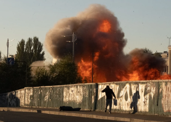Rusia vuelve a atacar Kiev con Drones suicidas