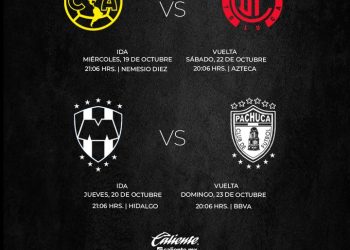 Dan a conocer las fechas y los horarios de las semifinales de la Liguilla en la Liga MX