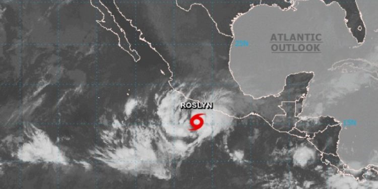Se forma la tormenta tropical ‘Roslyn’ en el Pacífico