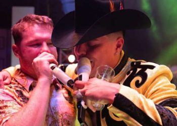 Revelan videos donde Saúl “Canelo” Álvarez había “corrido” a Eduin Caz y al Grupo Firme de la fiesta de XV años de su hija