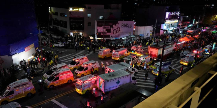 Incrementa a 146 muertos tras estampida de Halloween en Seúl