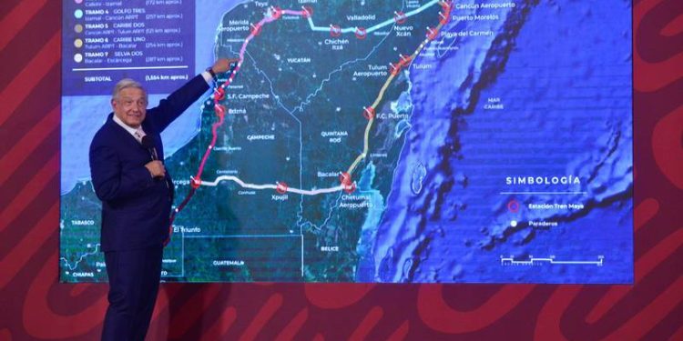 Inauguración del Tren Maya para 2023 solo contará con 6 unidades: AMLO