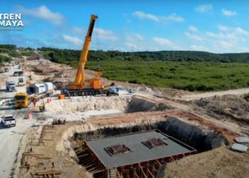 Inicia la fabricación de prelosas para víaducto de Tren Maya en Tenosique, Tabasco