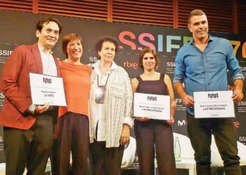 Alejandro Andrade se hizo acreedor al Premio DAMA de Guión Lola Salvador del Festival de Cine de San Sebastián 