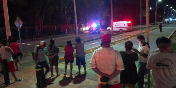 Ejecutan a balazos a sujeto en la Región 96 de Cancun