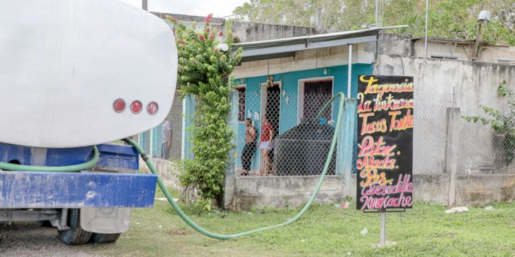 La CAPA atiende a la localidad de Limones y normaliza el servicio de agua potable