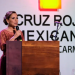 Reconoce Mara Lezama compromiso de la Cruz Roja con las causas sociales