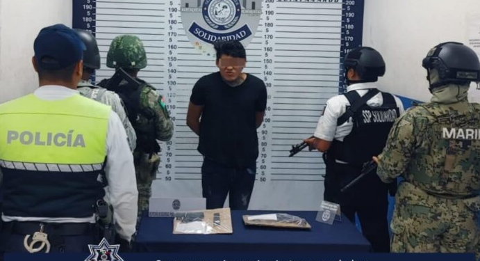 Aseguran a sujeto responsable del delito ocurrido en «Mandala» de Playa del Carmen