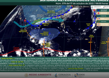 Prevén intervalos de chubasco para Quintana Roo