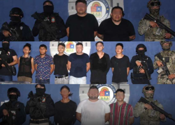 Aseguran a 11 sujetos de un grupo delictivo en Cancún
