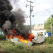 Incendian dos embarcaciones cerca de la marina seca en Puerto Aventuras