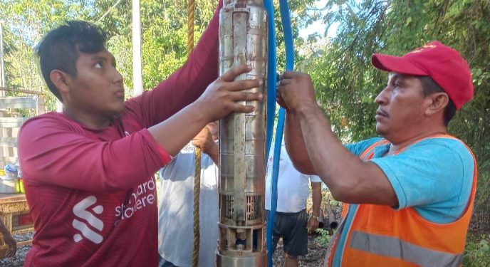 La CAPA atiende a la comunidad El Cafetalito y restablece el bombeo de agua potable